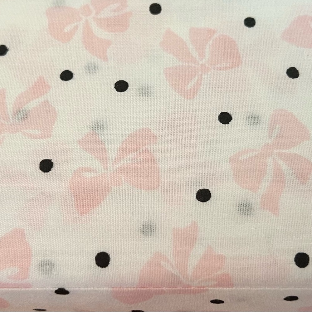 NWT Kate Spade Bows & Dots Queen Sheet Set - Picture 2 of 4